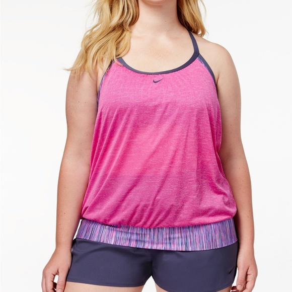 nike plus size tankini